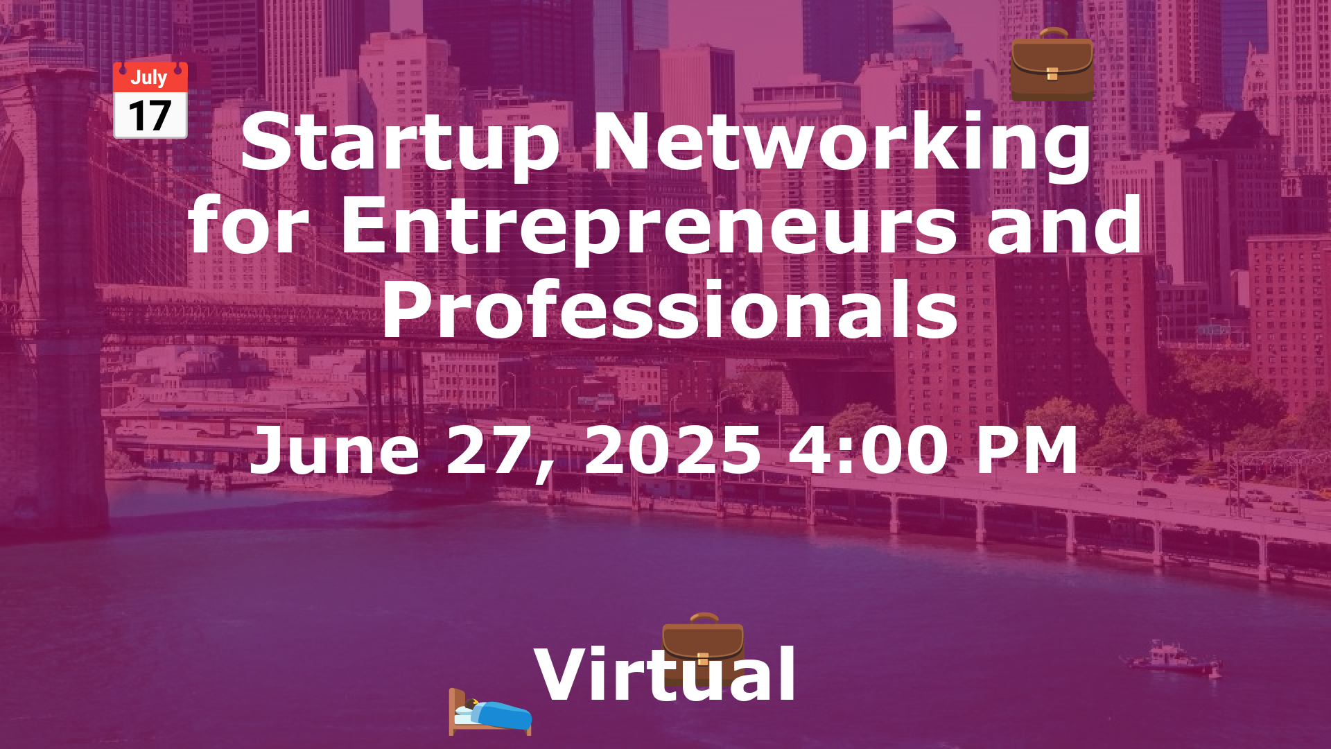 Startup Networking for Entrepreneurs and Professionals event image